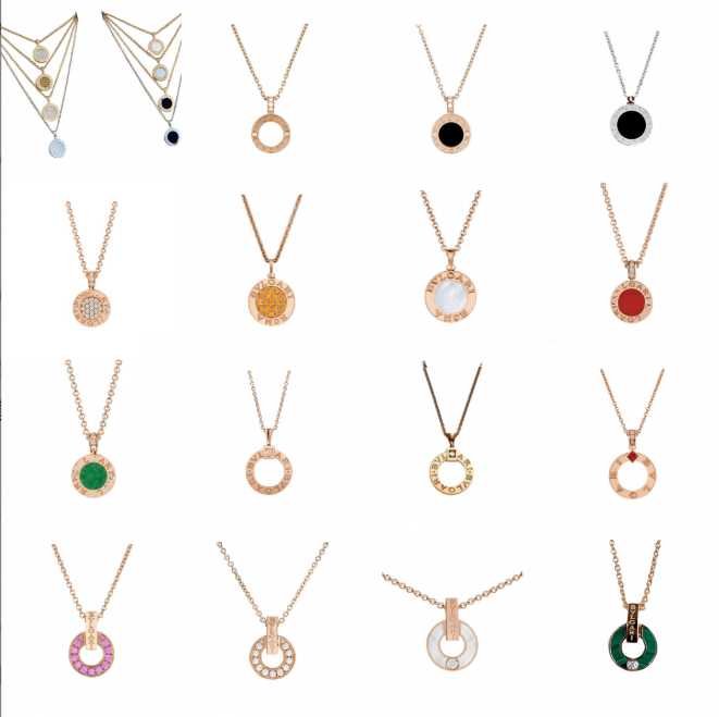 Buttons, Round cakes, Copper Coin Necklaces, High-grade Joker Temperament Necklaces, For Women and Men